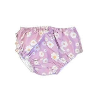 Unknown Brand Girls Purple Floral 1-piece Swimsuit size: 12 Months